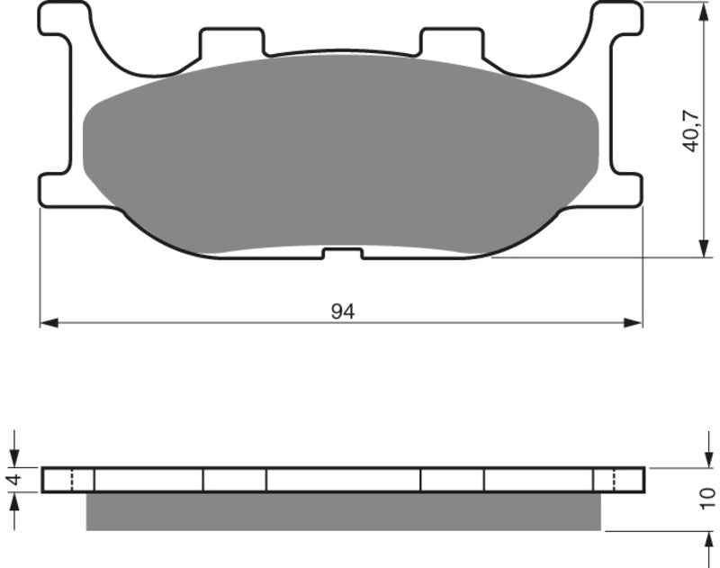 GOLDFREN Brake Pads 099 Ceramic Carbon S3