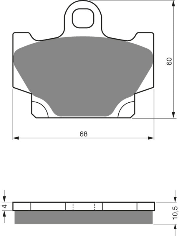 GOLDFREN Bremseklosser 113 Keramisk karbon AD