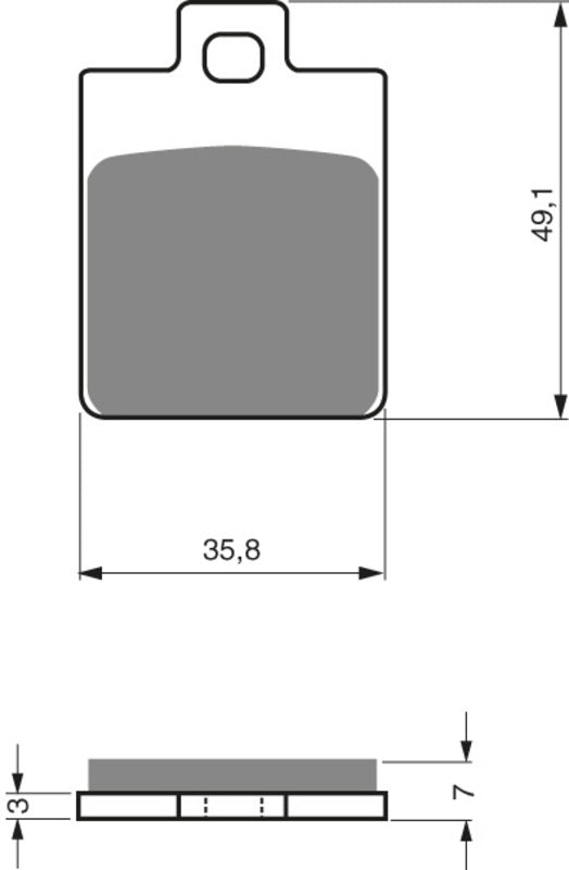 GOLDFREN Brake Pads 137 Ceramic Carbon S3