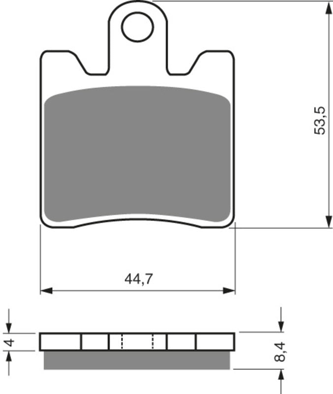 GOLDFREN Brake Pads 147 Ceramic Carbon S3