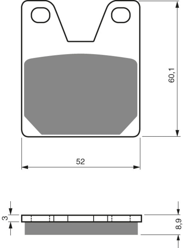 GOLDFREN Brake Pads 169 Ceramic Carbon S3
