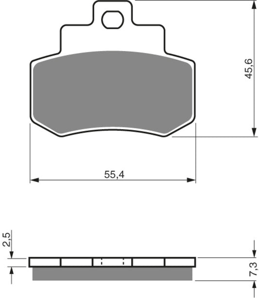 GOLDFREN Brake Pads 192 Ceramic carbon AD