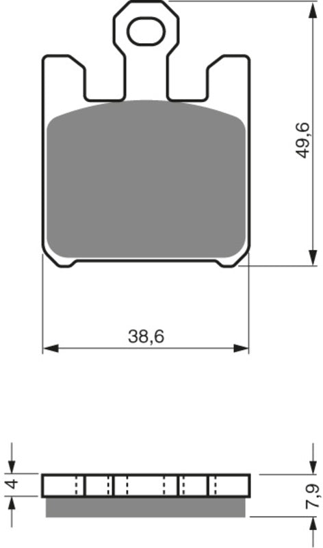 GOLDFREN Brake Pads 200 Ceramic carbon AD