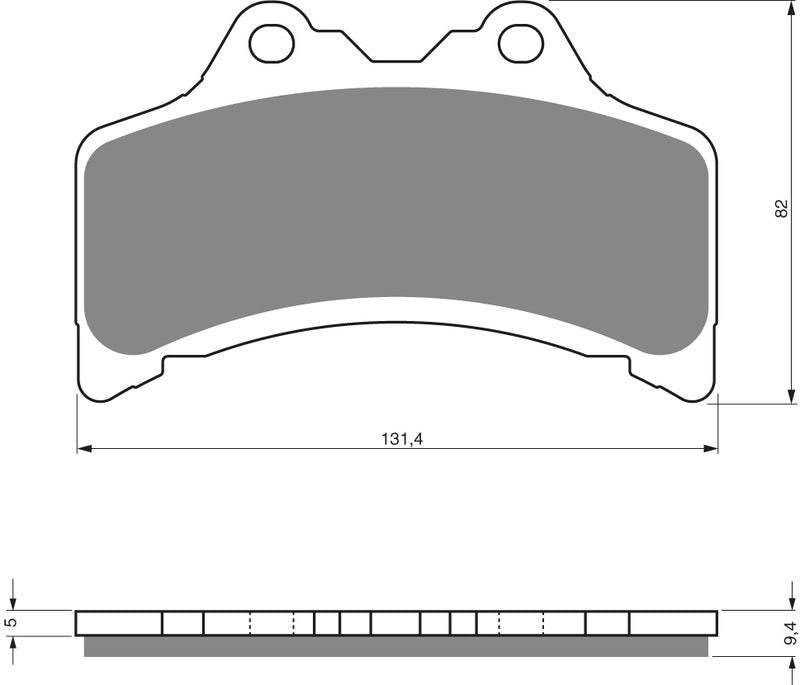 GOLDFREN Brake Pads 204 Ceramic carbon AD