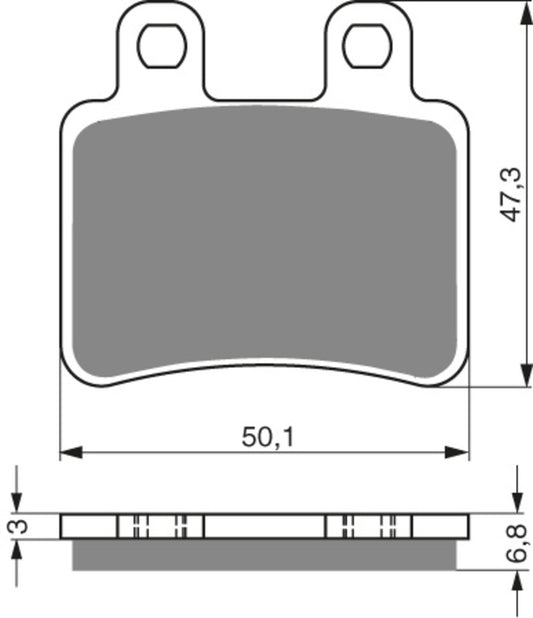 GOLDFREN Brake Pads 211 Ceramic carbon AD