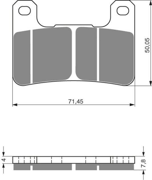 GOLDFREN Brake Pads 213 Ceramic carbon AD