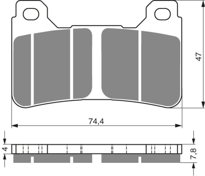 GOLDFREN Brake Pads 214 Ceramic carbon S3