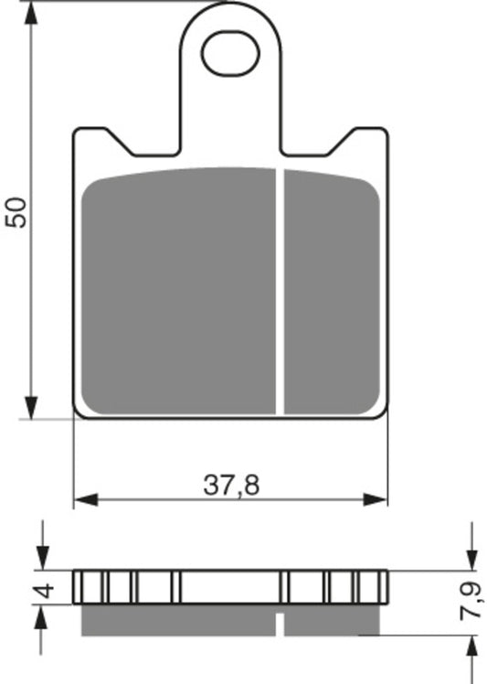 GOLDFREN Bremseklosser 249 Keramisk Karbon S3