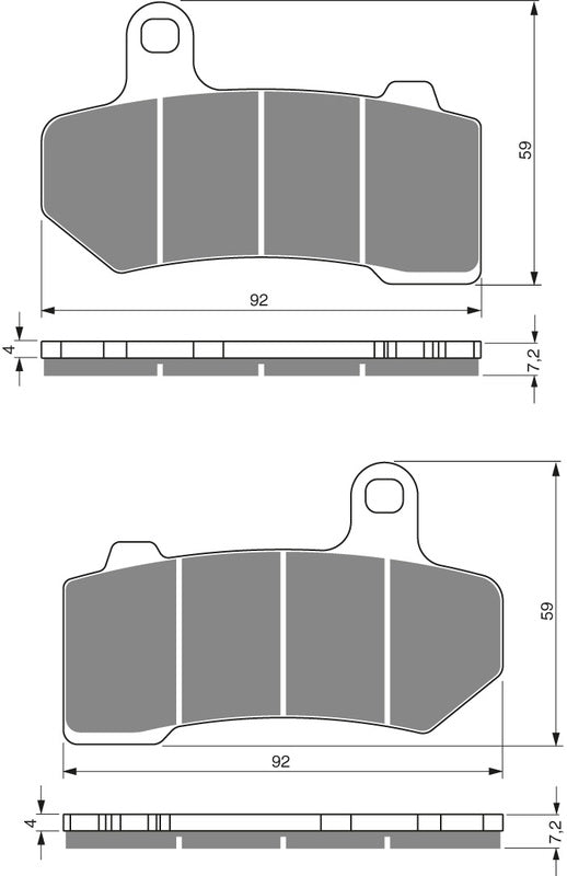 GOLDFREN Bremseklosser 271 Keramisk Karbon S3