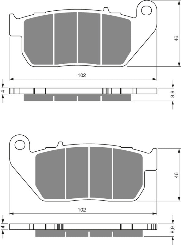 GOLDFREN Bremseklosser 272 Keramisk Karbon S3