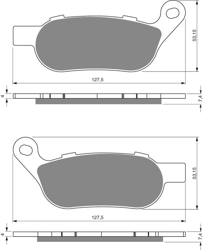 GOLDFREN Bremseklosser 273 Keramisk Karbon S3