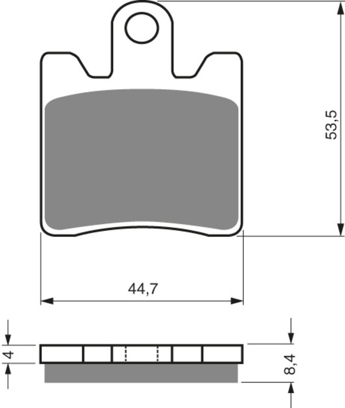 GOLDFREN Bremseklosser 326 Keramisk Karbon AD