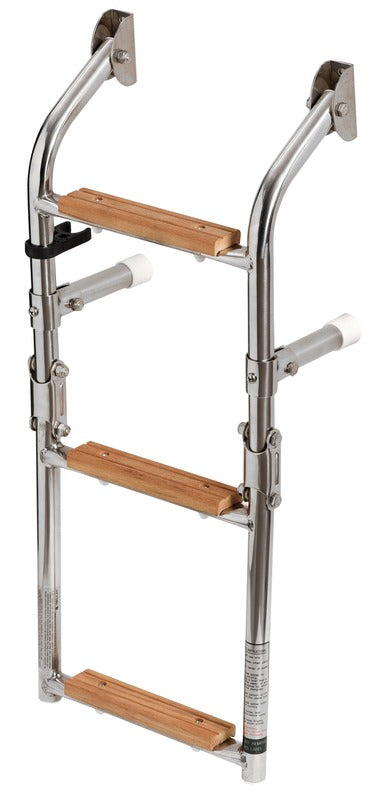 S.S/wood ladder 3 steps
