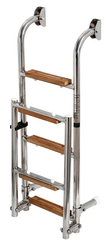 S.S/wood ladder 5 steps