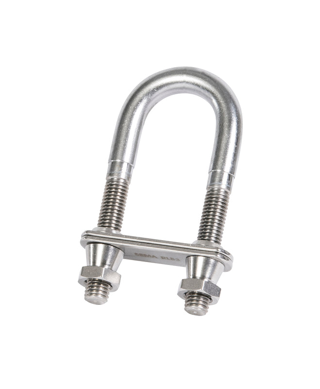 Bema Rustfritt stål U-bolt med selvgripende muttere RLB-3 M12 / BULK