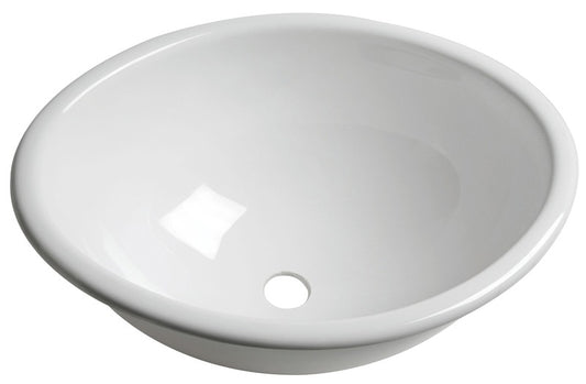 Oval pleksiglassvask 370x290x150 mm