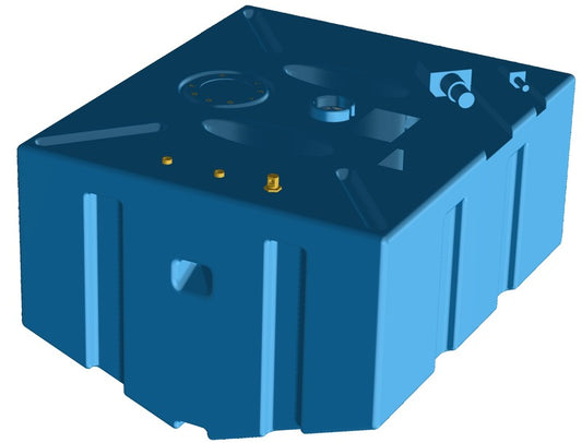 Drivstofftank 1000x870x580 352 l (bensin/diesel)