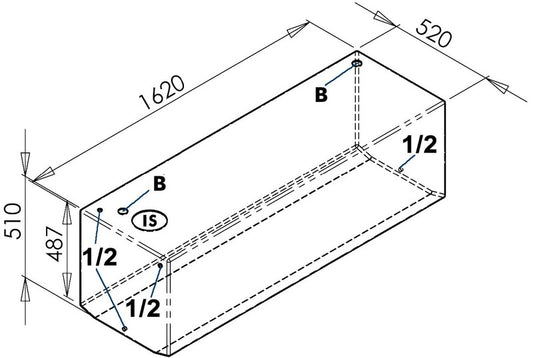 Tank for drinkable water 350 l