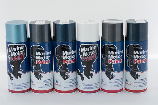 Motorlakk 400ml, Evinrude lyseblå