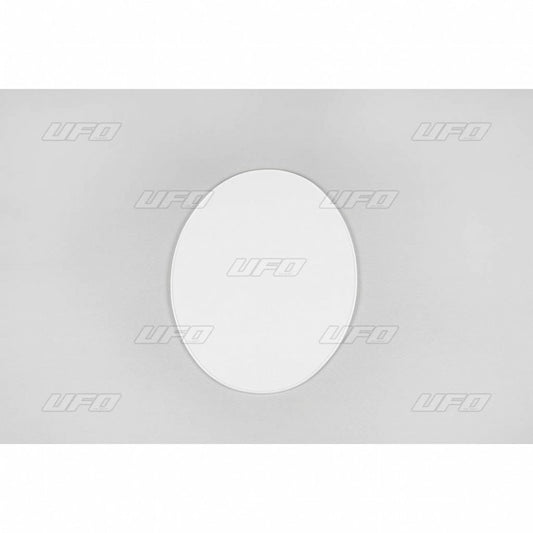 UFO Skiltplater veteran MX/Enduro 1970 Hvit