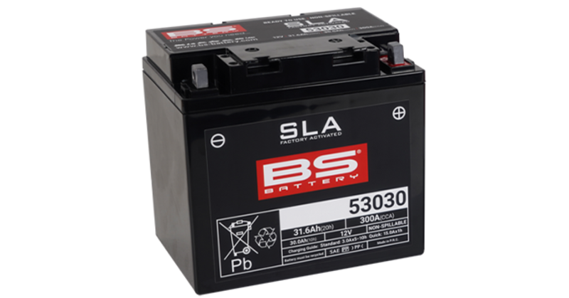 BS Batteri 53030 (FA) SLA - Forseglet og Aktivert