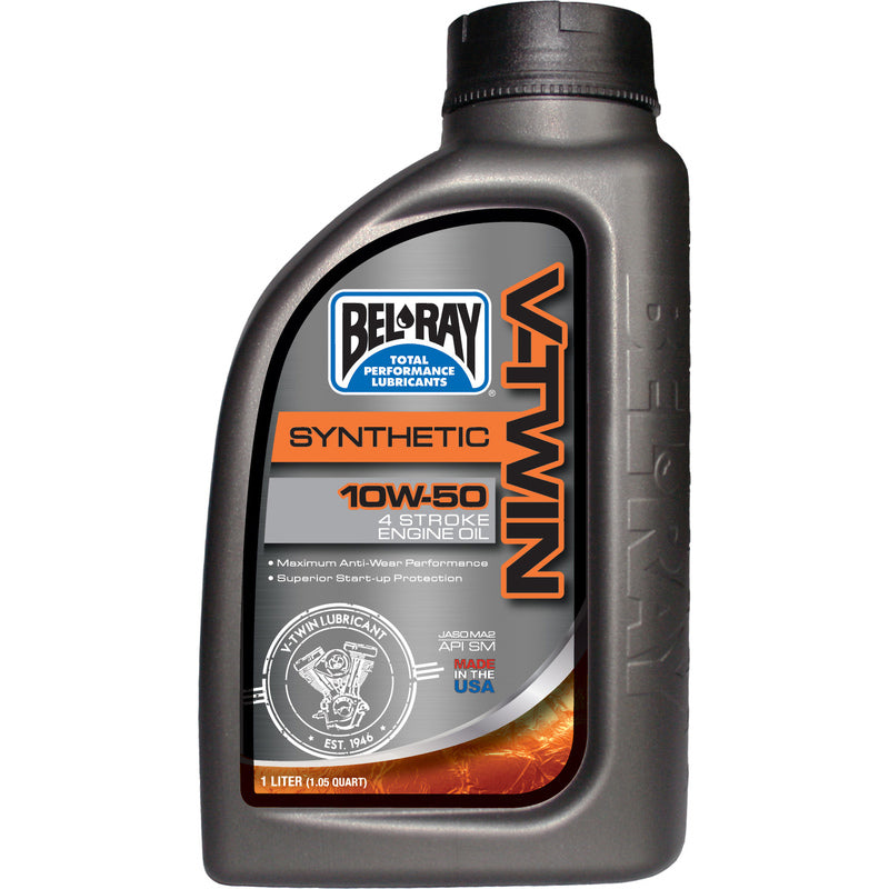 Bel-Ray V-Twin 10W-50 Syntetisk motorolje 1L