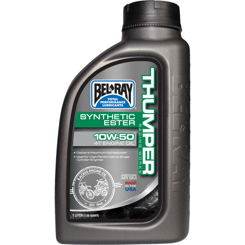Bel-Ray Thumper® Racing Works 10W-50 Syntetisk Ester 4T Motorolje 1L