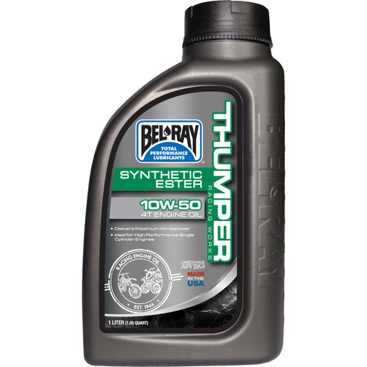 Bel-Ray Thumper® Racing Works 10W-50 Syntetisk Ester 4T Motorolje 1L