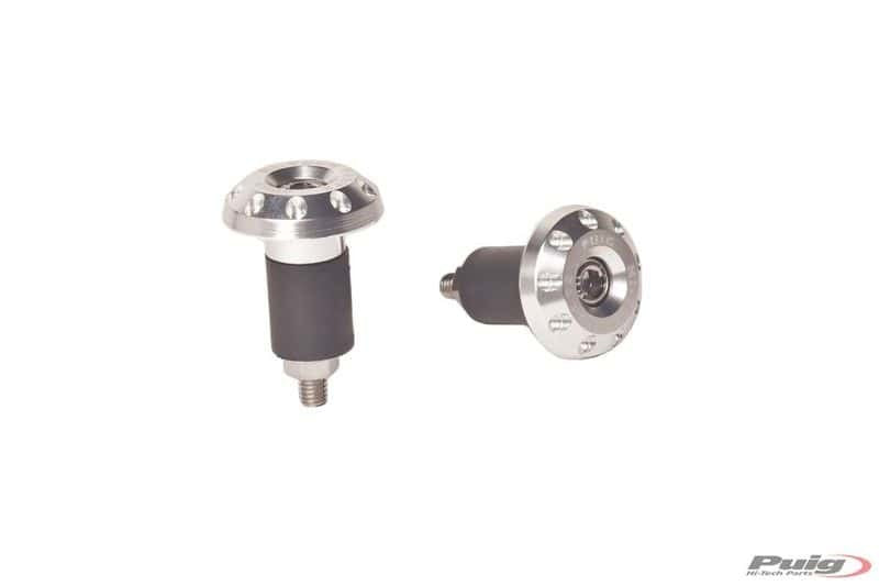 Puig Bar-ender Aluminium Race Universal C/Sølv 13-18mm