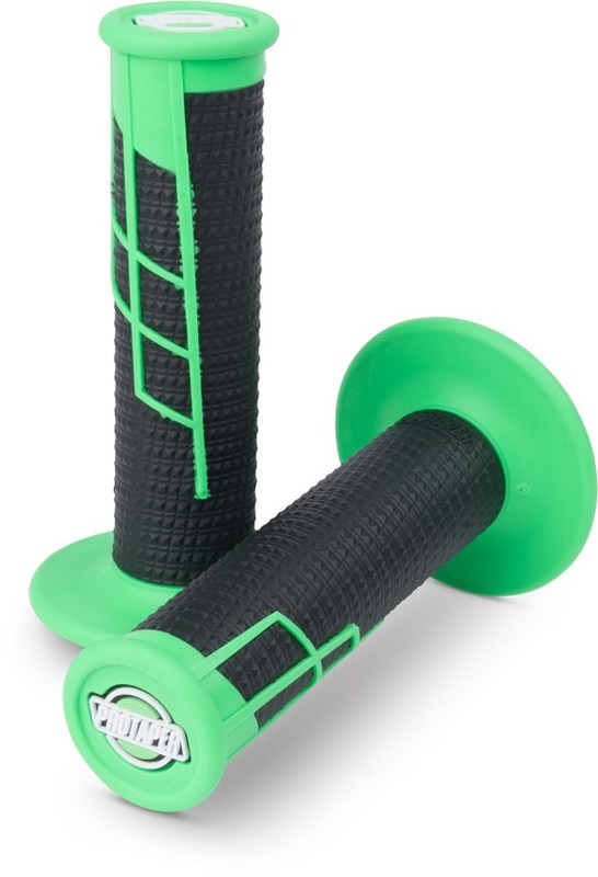Protaper Grips Clampon 1/2 Waffle Neon Grønn/Svart