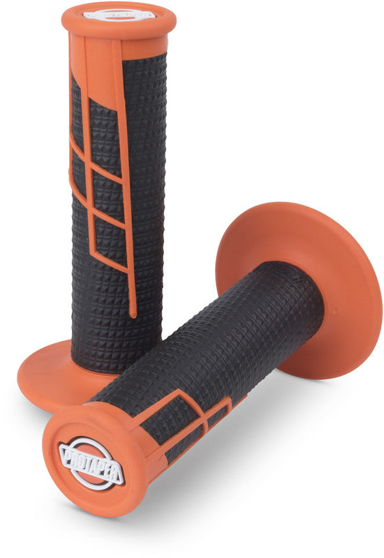 Protaper Grips Clampon 1/2 Waffle Oransje/Svart