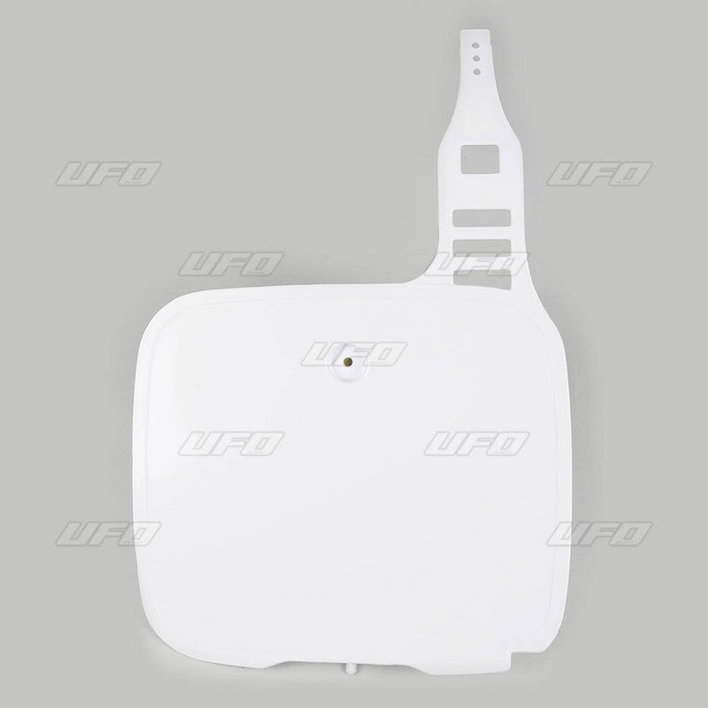 UFO Front nummerplate YZ125-490 86-91 Hvit 046