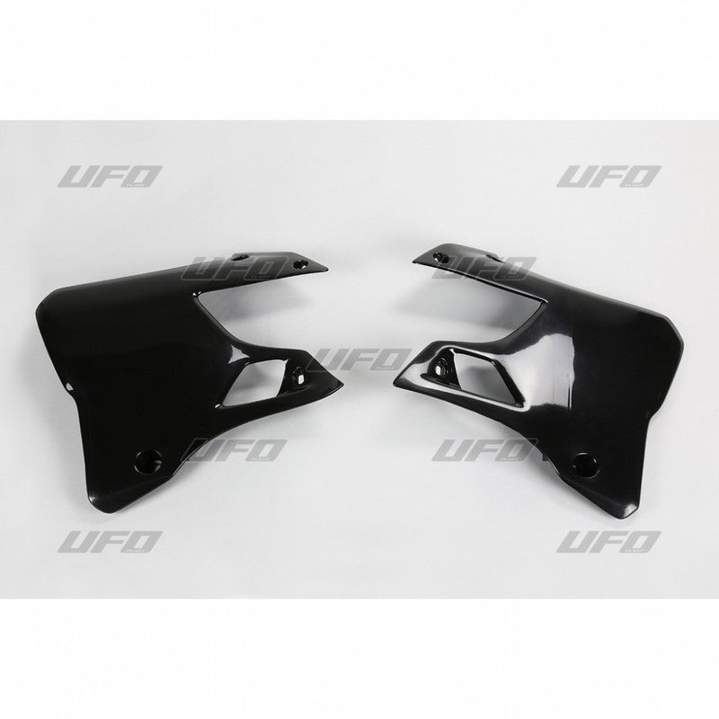 UFO Radiatordeksel YZ125/250 96-01 Svart 001