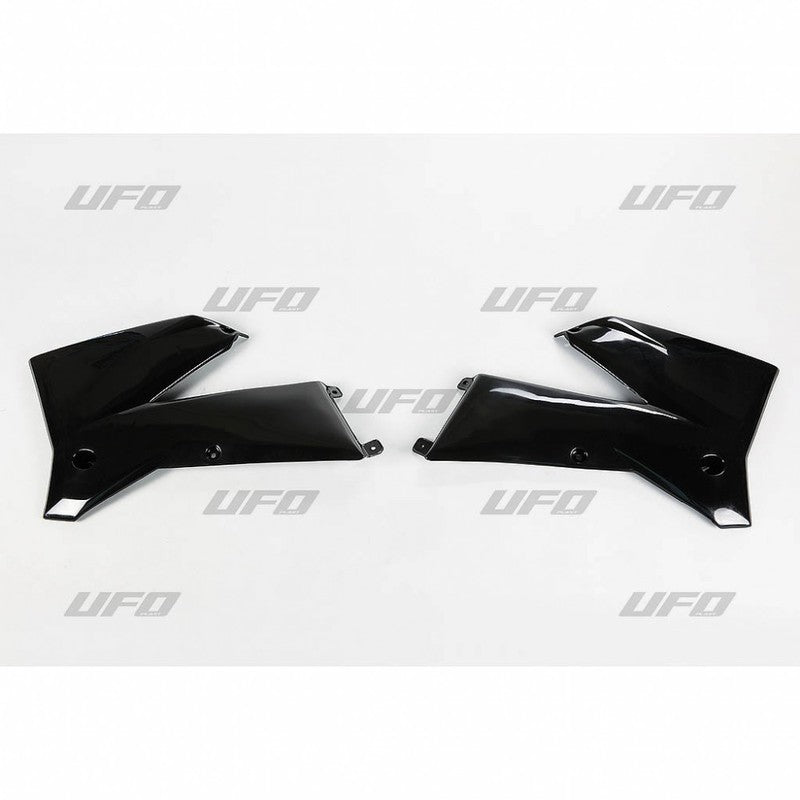 UFO Radiatordeksler KTM EXC 05-07,SX 05-06 Svart 001