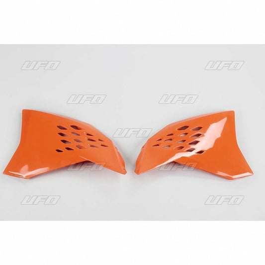 UFO Radiatordeksler KTM125- EXC 08-11 SX/SXF 07-10 Oransje 127