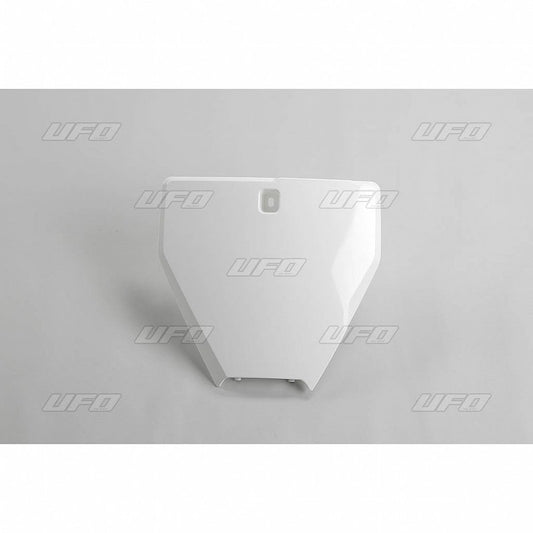 UFO Front nummerplate HVA TC/FC 125-450 16-22 (ikke TC250 2016) Hvit 041