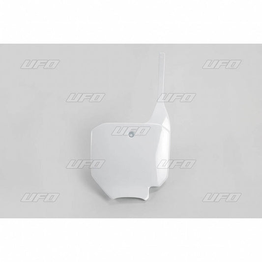 UFO Frontnummerplate CR80/85 96- CRF150R 2007- Hvit 041