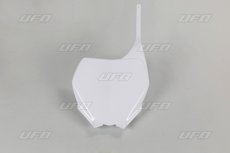UFO Front nummerplate YZ 125/250 06-14 YZF250/450 06-09 Hvit 046