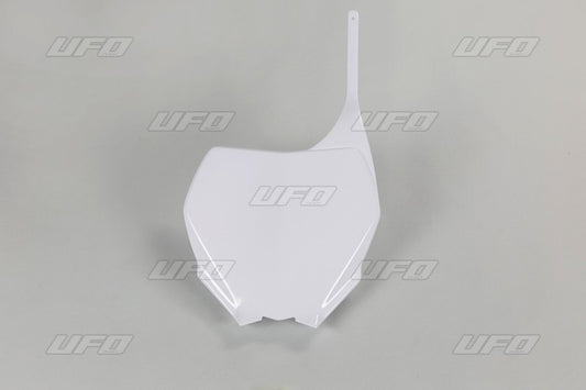 UFO Front nummerplate YZ 125/250 06-14 YZF250/450 06-09 Hvit 046
