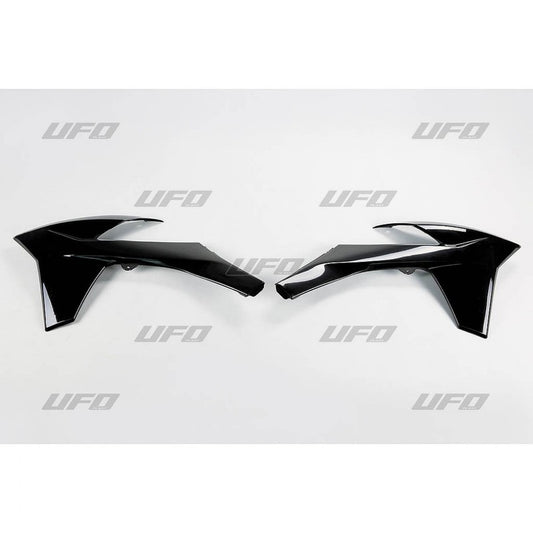 UFO Radiatordeksel KTM125-525 SX/SXF 11-12 / EXC/F 12-13 Svart 001