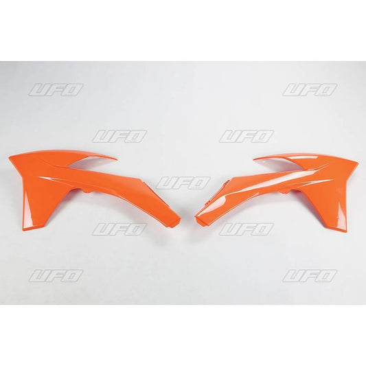 UFO Radiatordeksel KTM125-525 SX/SXF 11-12 / EXC/F 12-13 Oransje 127
