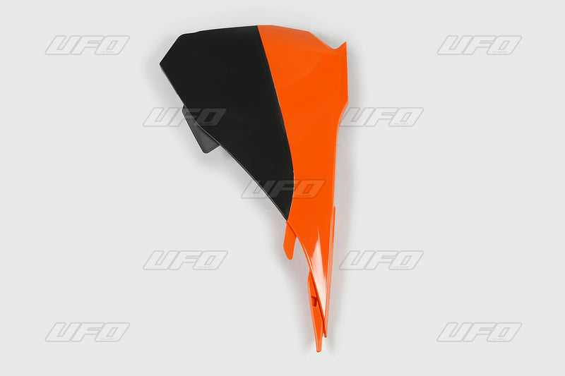 UFO Air box deksel venstre side KTM SX85 13-17 Oransje/Svart (13-14)