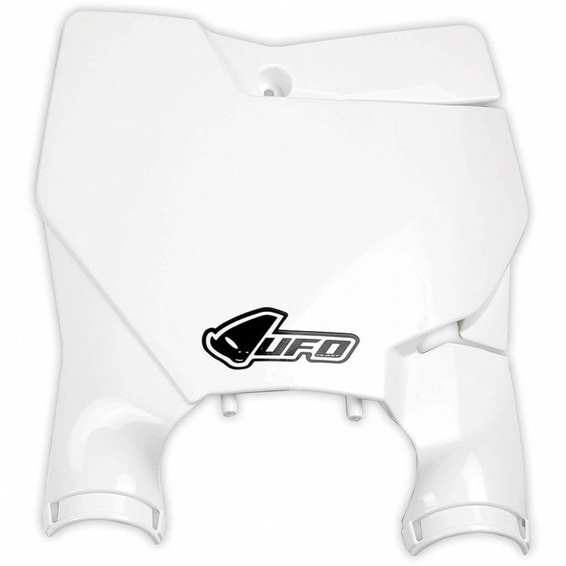 UFO Stadium Front nummerplate KTM 125/450 SX/SX-F 16-22 Hvit 047