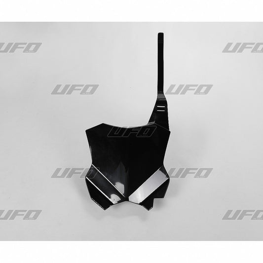 UFO Front nummerskilt KX250F 17-.. KX450F 16-.. Svart 001