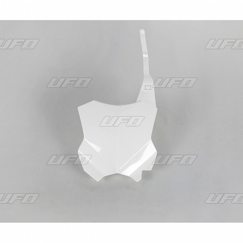 UFO Front nummerskilt KX250F 17-.. KX450F 16-..  Hvit 047