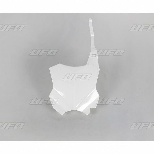 UFO Front nummerskilt KX250F 17-.. KX450F 16-..  Hvit 047