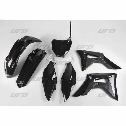 UFO Plastikksett 5-deler Svart 001 CRF250R 18-21 / CRF450R 2017-20