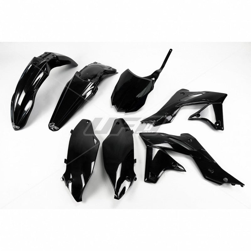 UFO Plastsett 5-deler KXF250 14-16 Svart 001