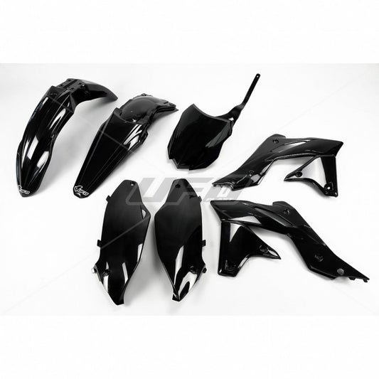 UFO Plastsett 5-deler KXF250 14-16 Svart 001