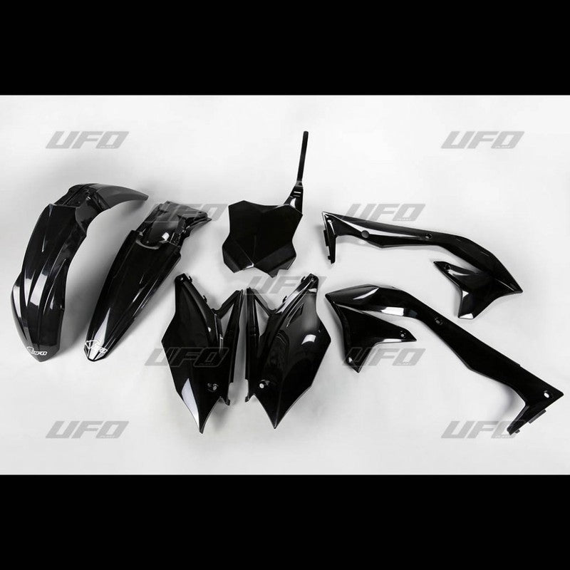 UFO Plastsett 5-deler KX450F 2018 - Svart 001